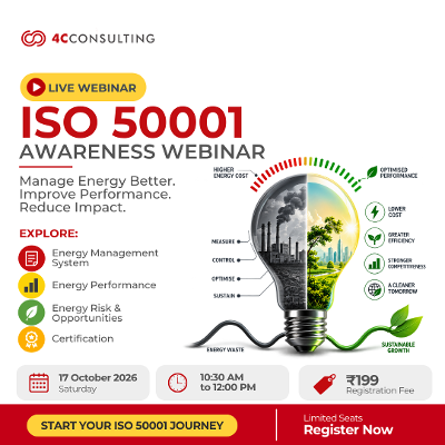 ISO 50001 Awareness Webinar – 4C Consulting